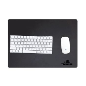Leather Desk Pad - Black