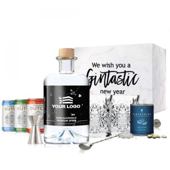 Gepersonaliseerde non-alcoholische gin tonic Prestige Set