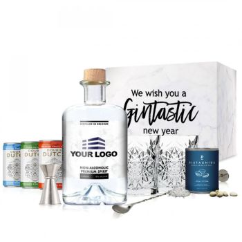 Gepersonaliseerde non-alcoholische gin tonic Prestige Set