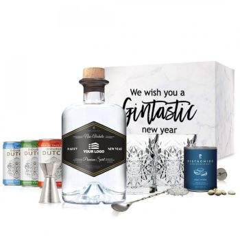 Gepersonaliseerde non-alcoholische gin tonic Prestige Set 