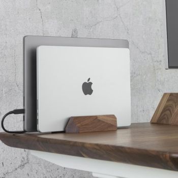 Oakywood Dual Laptop Dock - Walnut