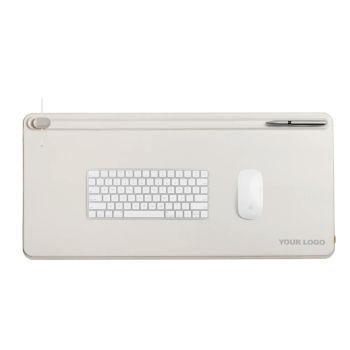 Gepersonaliseerde Orbitkey Bureau Onderlegger Large - Grijs