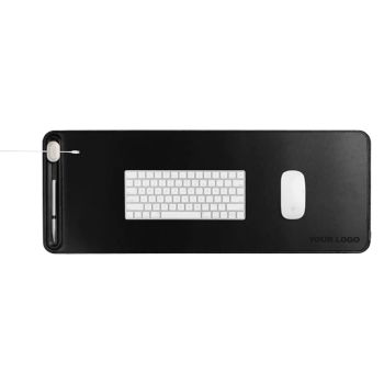Gepersonaliseerde Orbitkey Bureau Onderlegger Slim - Zwart