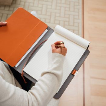Gepersonaliseerd Orbitkey Compendium A4 - Terracotta