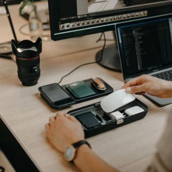 Gepersonaliseerde Orbitkey Nest - Zwart