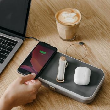 Gepersonaliseerde Orbitkey Nest - Grijs