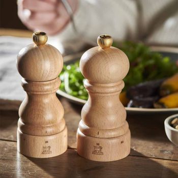 Gepersonaliseerd Peugeot Paris Peper & Zout Set - Naturel 18 cm