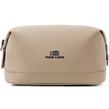 Personalised Baltimore Toiletry Bag - Greige