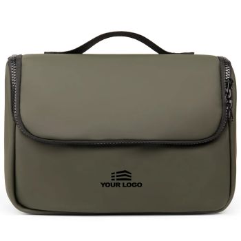 Personalised Baltimore Travel Toiletry Bag - Green