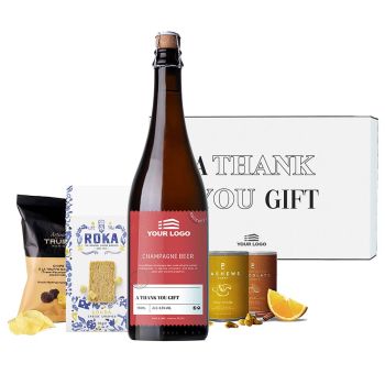 Personalised Champagne Beer Apero Box