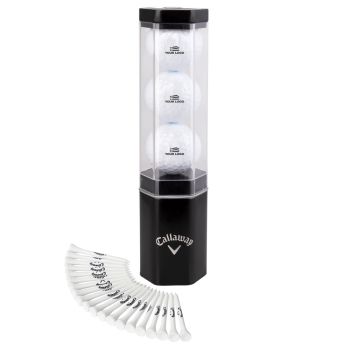 Personalised Callaway Golf 3-Ball & Tee Tube

