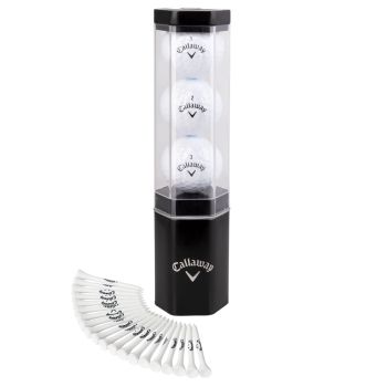Personalisierte Callaway Golf 3-Ball & Tee Tube
