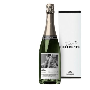 Gepersonaliseerde Champagne Geschenkdoos
