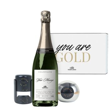 Personalised Champagne & L’Atelier du Vin Set
