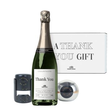 Gepersonaliseerde Champagne & L'Atelier Du Vin Set