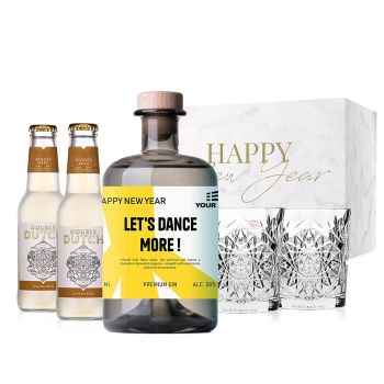 Gepersonaliseerde Gin & Ginger Beer Cocktail Set