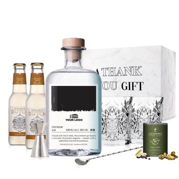 Gepersonaliseerde Gin & Ginger Beer Apéro Cocktail Set