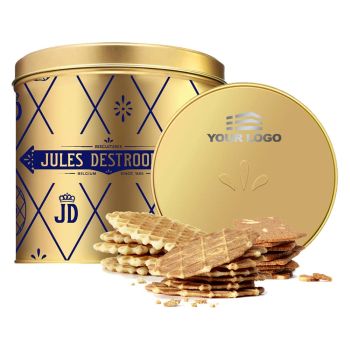 Personalised Jules Destrooper Golden Tin