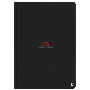 Personalised Karst A5 Hardcover Notebook - Black