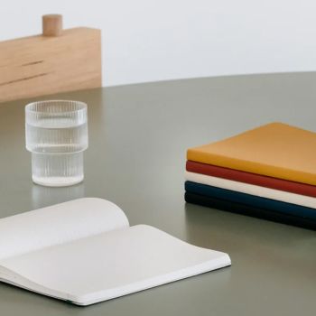 Personalisiertes Karst A5 Softcover Notizbuch - Schwarz