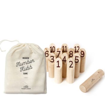 Personalised Muge Number Game - Brown