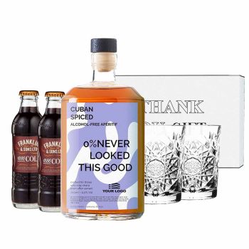 Personalised Non-Alcoholic Cuban Spiced Rum Gift