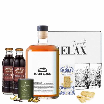 Personalised Non-Alcoholic Cuban Spiced Rum Premium Set