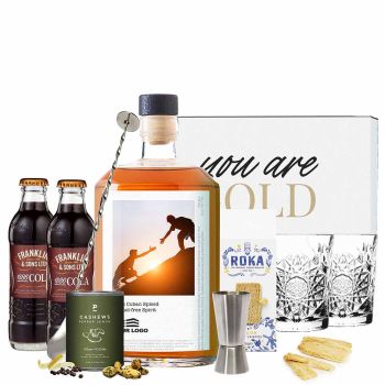 Personalised Non-Alcoholic Cuban Spiced Rum Prestige Set