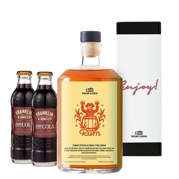 Personalised Non-Alcoholic Cuban Spiced Rum Set
