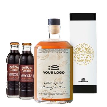 Personalised Non-Alcoholic Cuban Spiced Rum Set