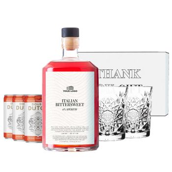 Gepersonaliseerd Alcoholvrije Italian Bittersweet Cadeauset
