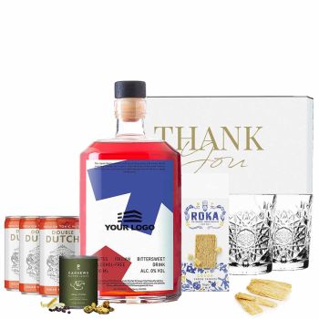 Personalised Non-Alcoholic Italian Bittersweet Premium Set