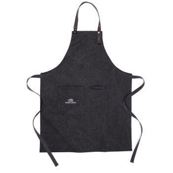 Personalised Tome Recycled Apron - Black