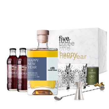 Personalised Whiskey Cola Cocktail Set