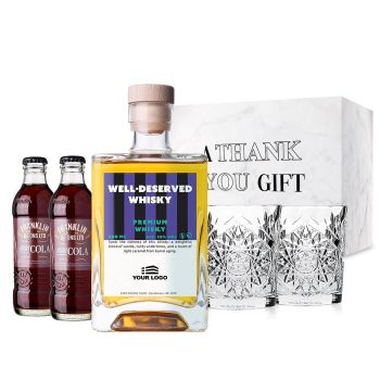 Personalised Whisky Cola Set