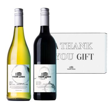 Personalised Wine - Duo Modern