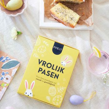 Pineut Brievenbusgeschenk Vrolijk Pasen - Lemon Poppy Cake