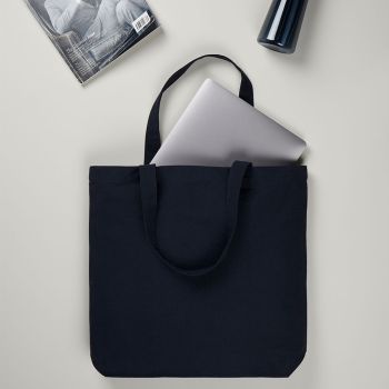 Gepersonaliseerde Recyclede Tote Bag - Marineblauw