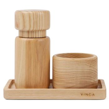 Gepersonaliseerd Retro Ashwood Peper & Zout Set