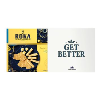 Roka Collection Crispies & Sticks Gouda Cheese Get Better Gift Box