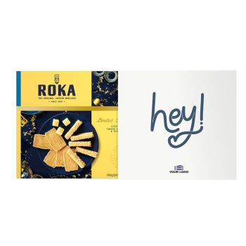 Roka Kollektion Crispies & Sticks Gouda-Käse Onboarding-Geschenkbox