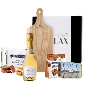 Zoete Ontbijtbox Met Alcoholvrije Bubbels