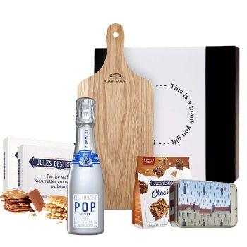 Zoete Lekkernijen & Pommery Pop Silver Champagne Box