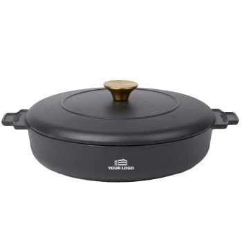 Personalisierter Monte Heritage Braiser 2,5 Liter - Schwarz