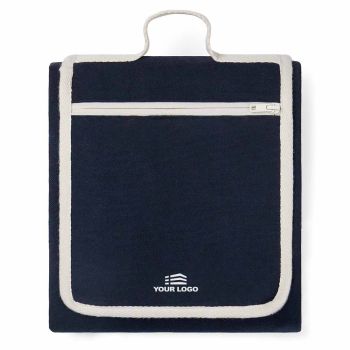 Personalisierte Volonne Recycled Picknickdecke - Blau