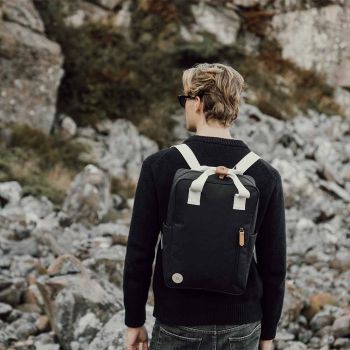 Personalisierter Sortino RCS-Rucksack - Schwarz