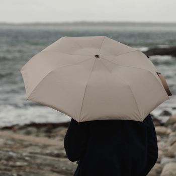 Personalisierter Baltimore Regenschirm - Greige