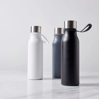 Gepersonaliseerde Lean Thermosfles - Zwart