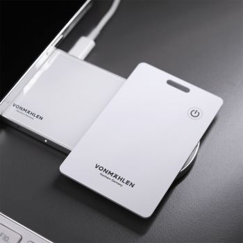 Vonmählen FindMe De Ultra-Slim Bluetooth Tracker Kaart - Wit