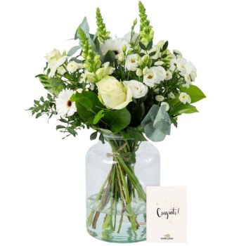 White Whisper Flower Bouquet